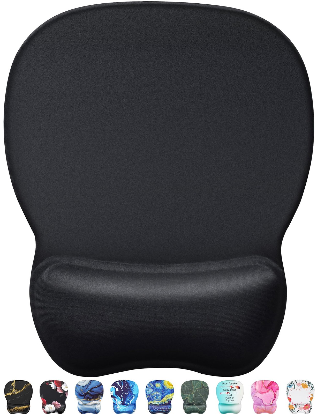 MROCO Ergonomic Mouse Pad with Gel Wrist Rest Smooth Wrist Support Surface No...