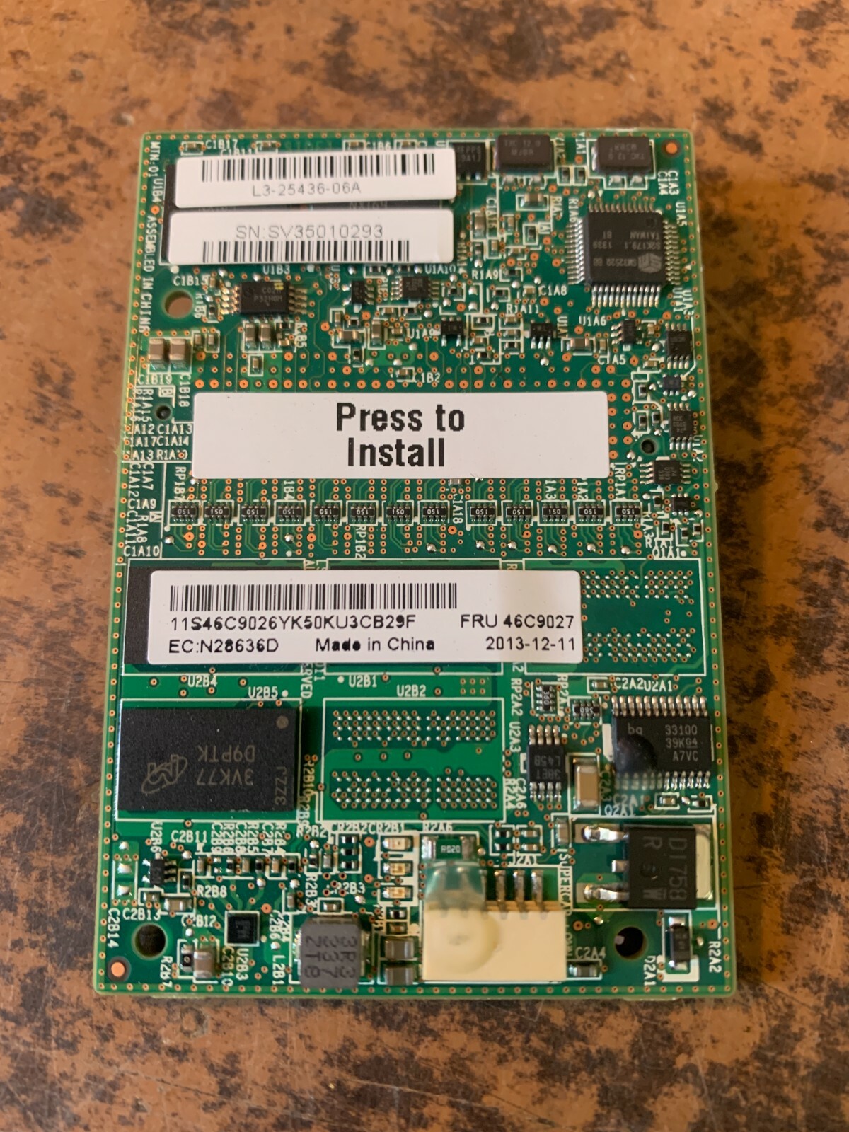 IBM 46C9027 Serverraid M5100 Series 512MB Flash Memory Card