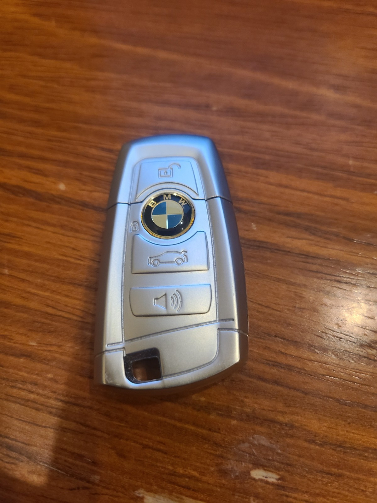 BMW Welcome Chrome Metal Key Fob USB Thumb Flash Drive 2GB Memory Storage EUC