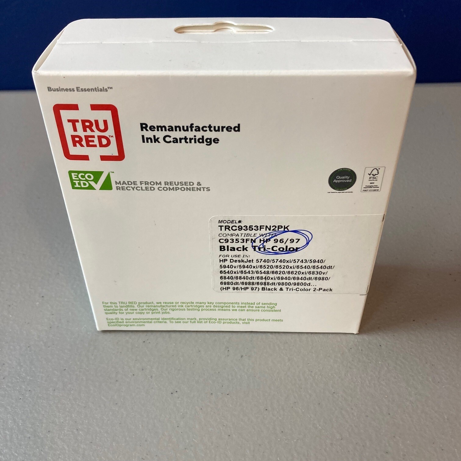 TRU RED Ink Cartridges Replacement for HP 96/97 2PK
