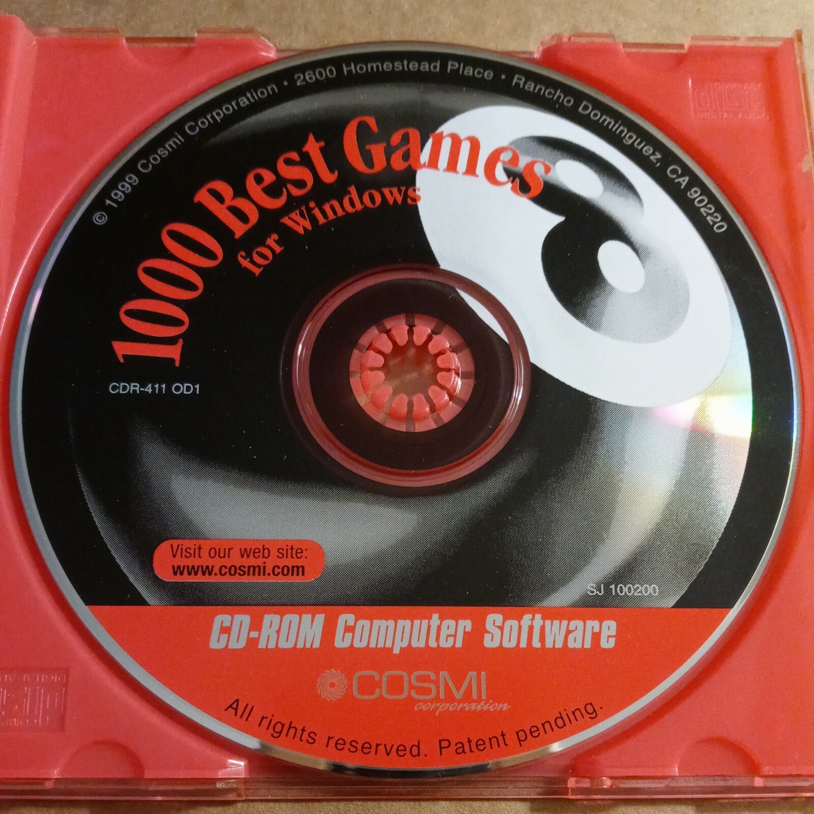 1000 Best Games for Windows (PC, 1999) CD-ROM Game