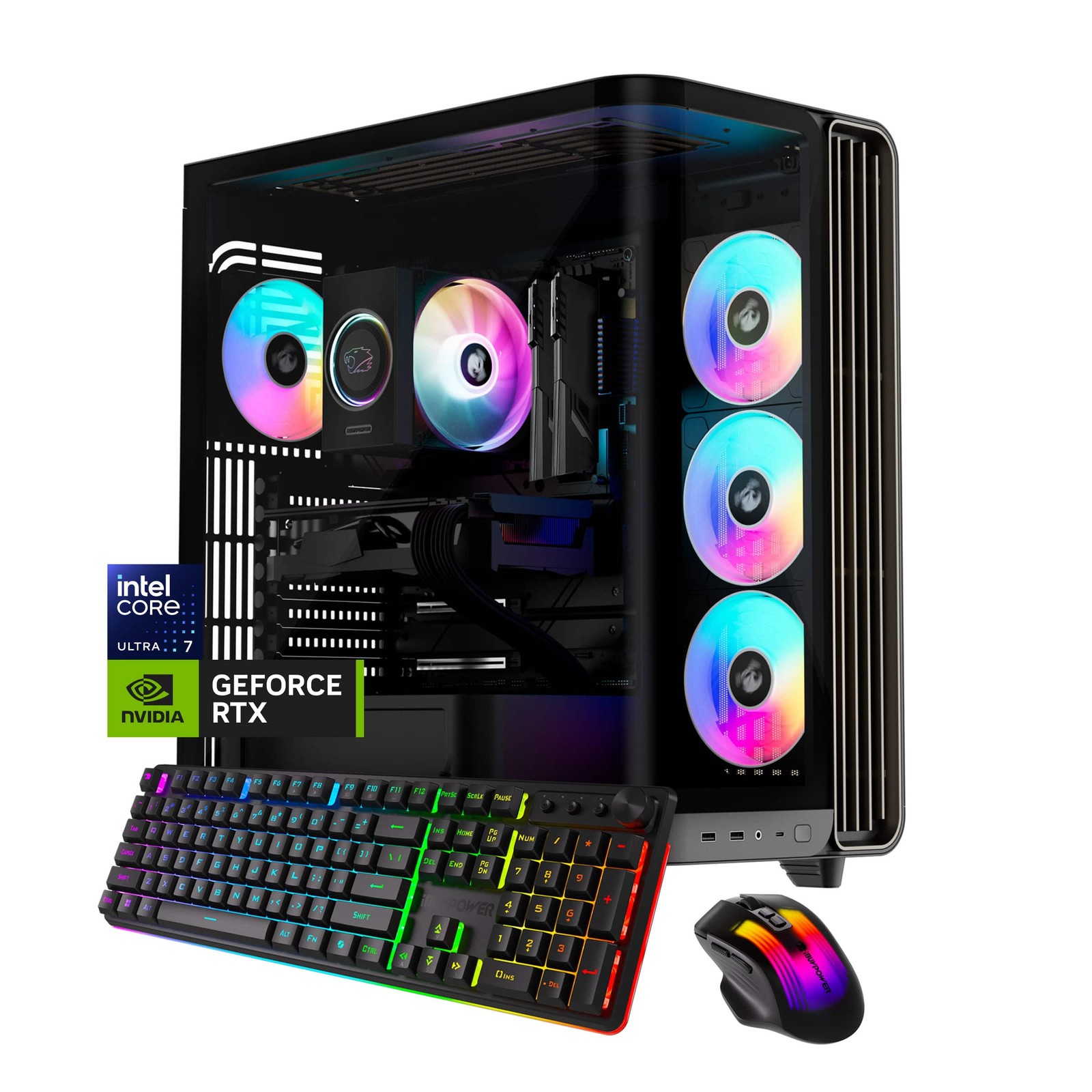 iBUYPOWER - Trace Gaming Desktop PC Intel Core Ultra 7 265F 2025 NVIDIA GeFor...
