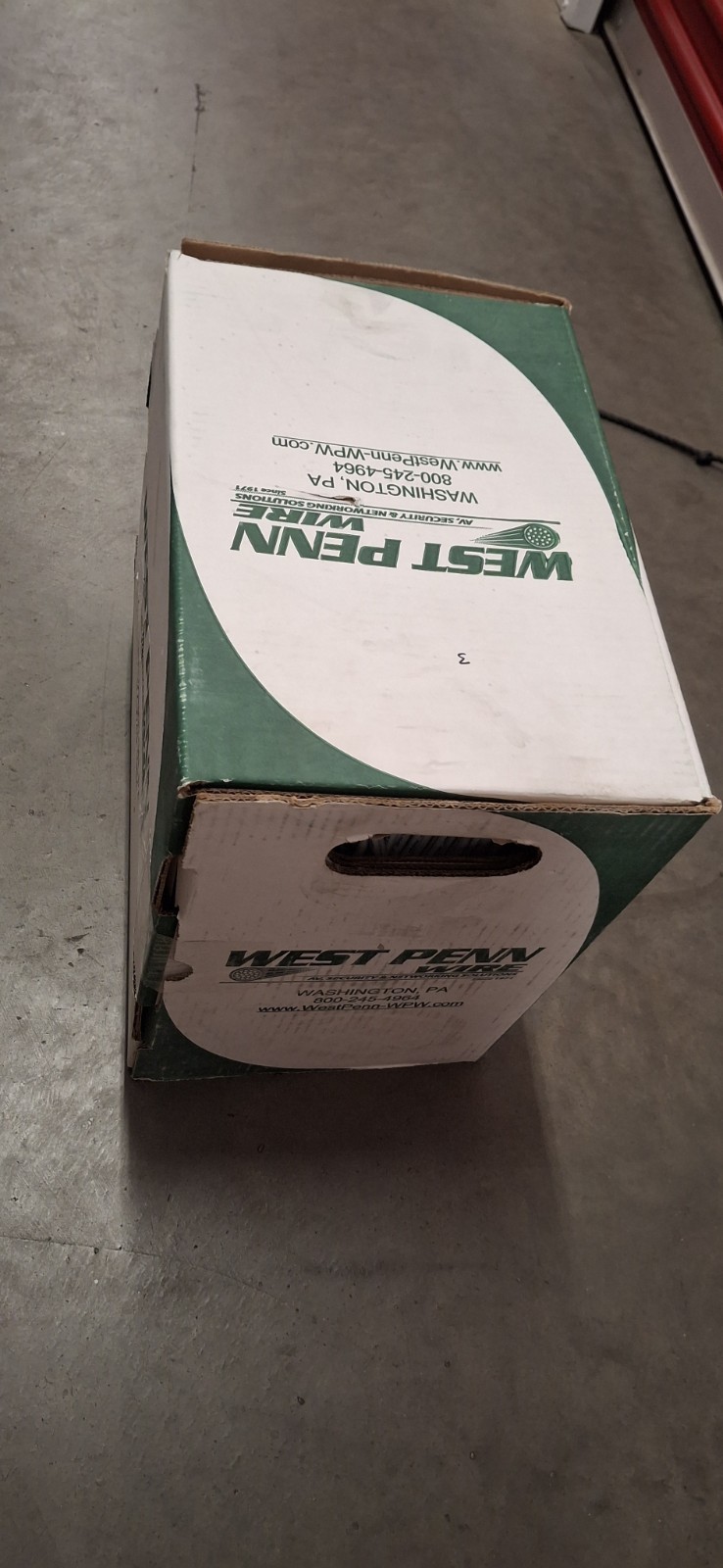 unshielded Cat-6 cable  548 ft