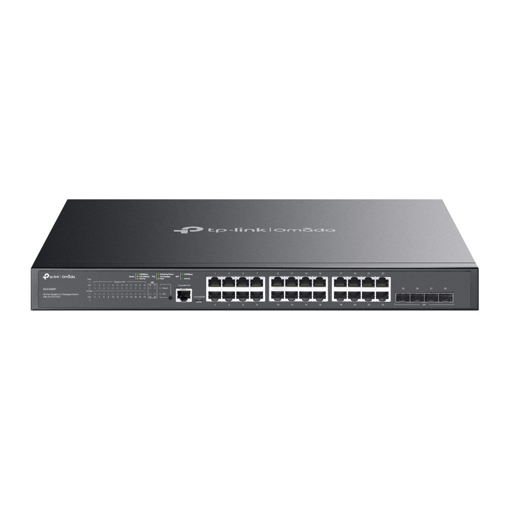 TP-Link SG3428MP | Omada 28-Port Gigabit L2+ Managed Switch | 24* PoE+ | 4* SFP