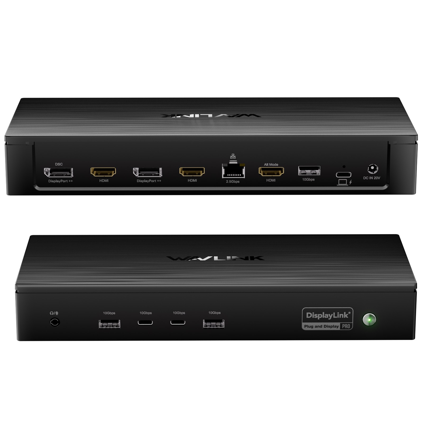 DisplayLink(DL7400) Universal Docking Station 5 Displays 100W Charging up to 8K