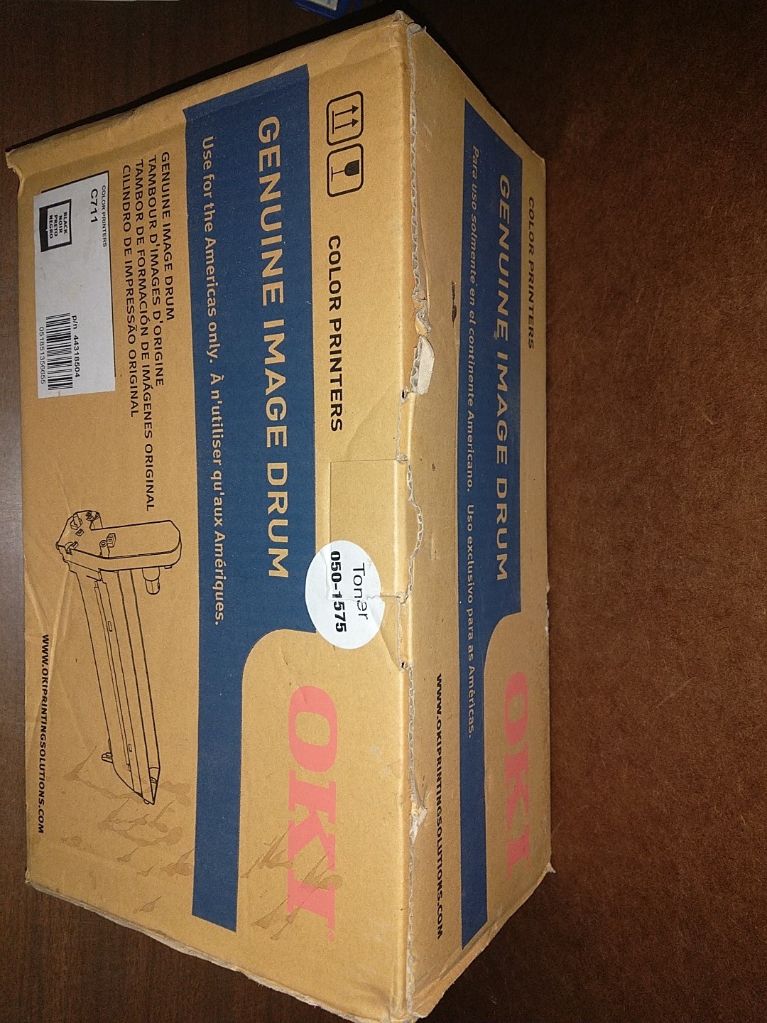 Genuine OKI 44318504 Black Image Drum C711 Oki Data 