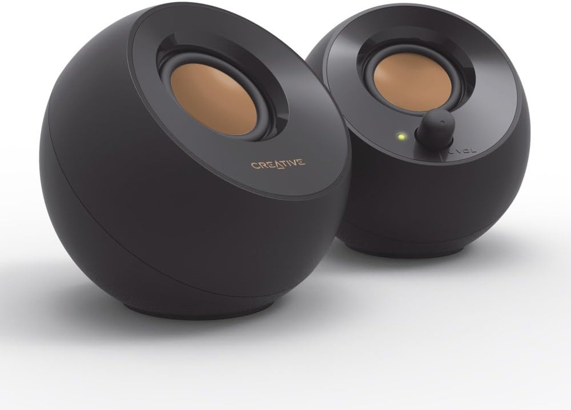 Creative Pebble USB Power Supply with Active Speaker 4.4 W Powerful Output 45 °