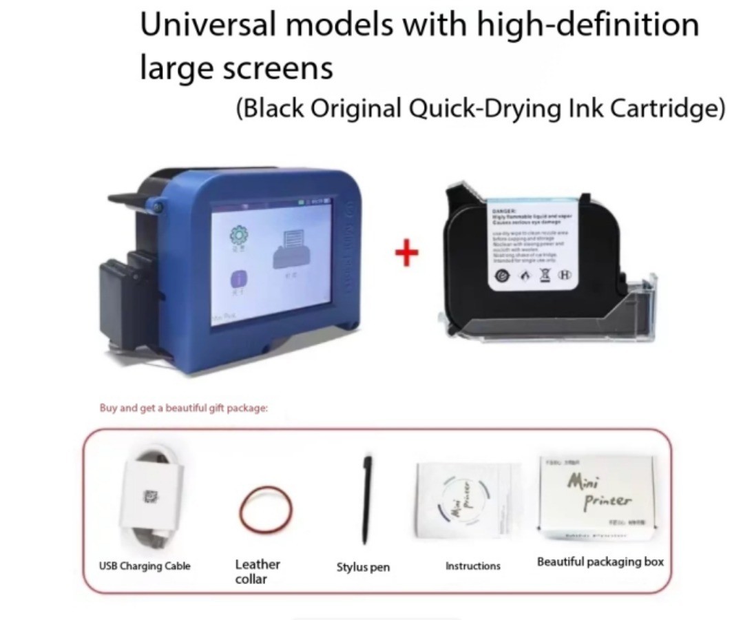 Mini Smart Handheld Inkjet Printer Fully Automatic Inkjet Printer/bare Machine