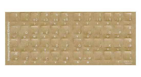 French European AZERTY Keyboard Stickers Labels Blue