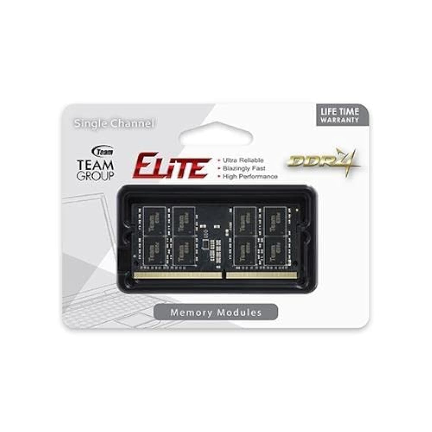 TEAMGROUP Team Elite - DDR4-16 GB - SO DIMM 260-PIN - ungepuffert 16GB
