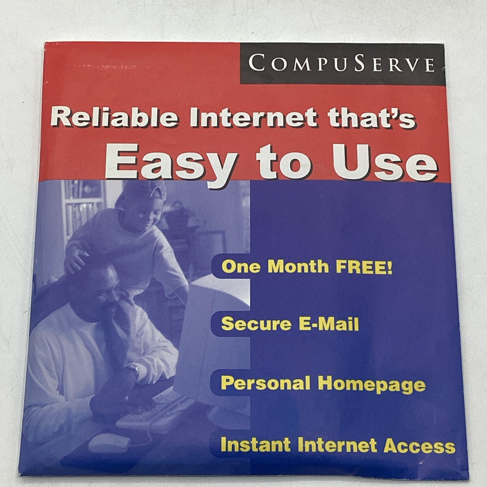 SEALED 1997 CompuServe Internet Software CD-ROM With Personalizable Home Page