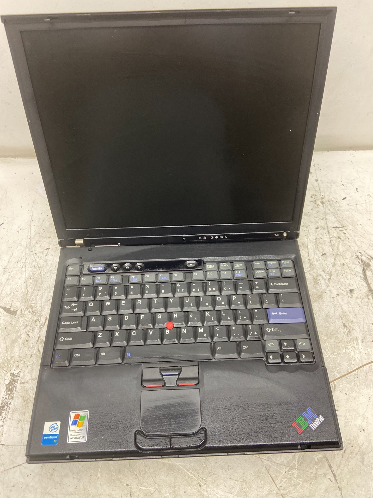IBM Thinkpad T40 Intel Pentium M 1.5 GHz 512 MB NO HDD