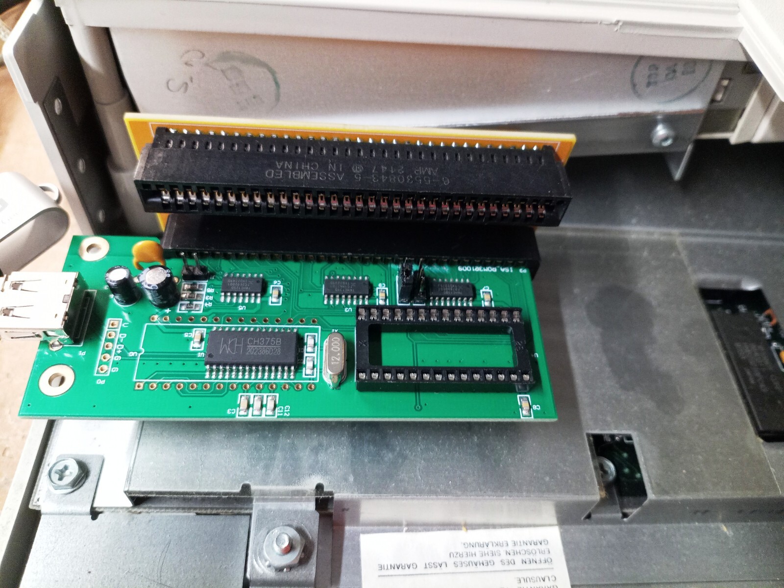 Tandy 1000 DUAL 2x ISA Riser card EX HX PLUS  Add TWO 2 ISA cards to Tandy 1000