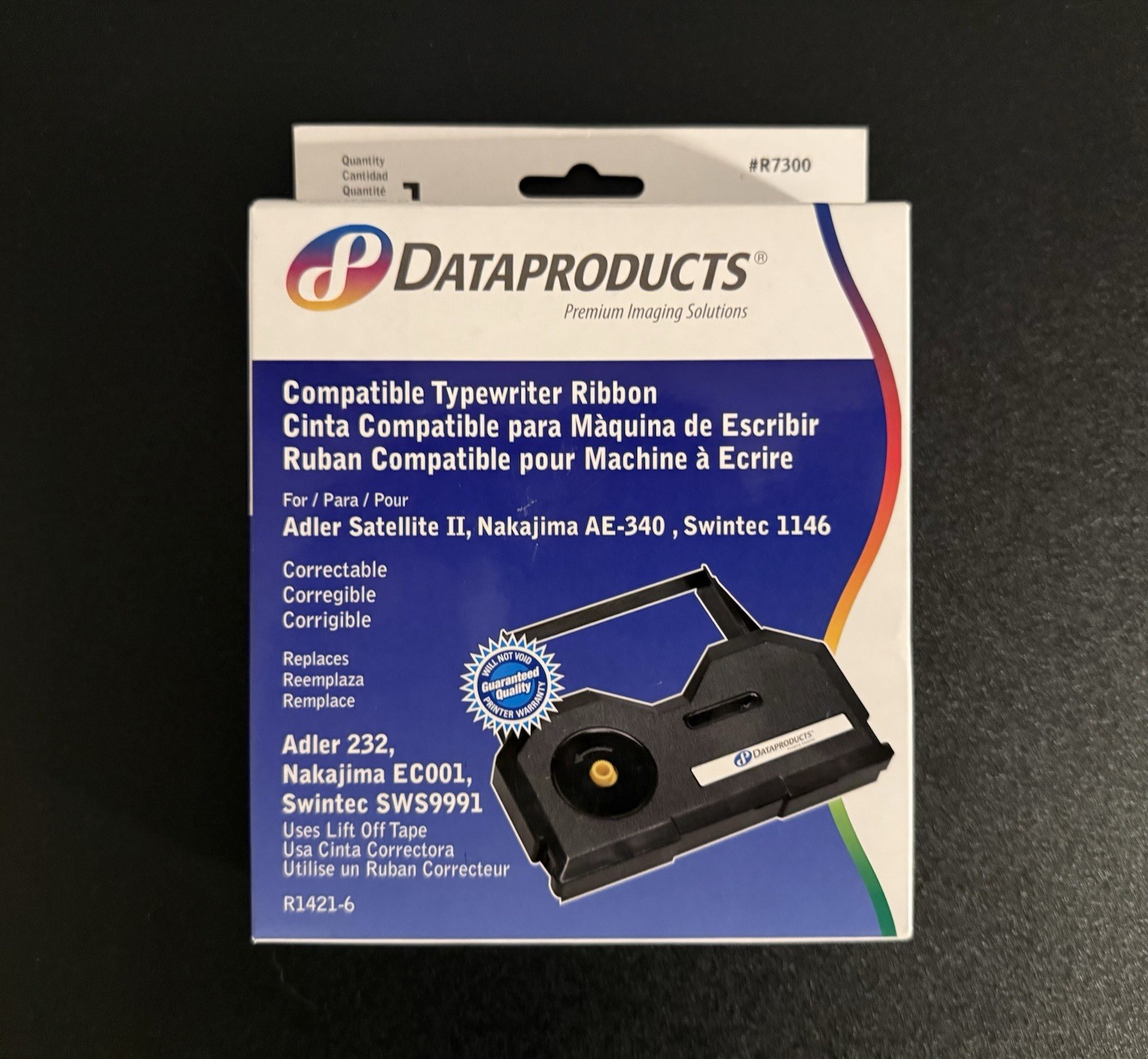 Dataproducts R7300 Compatible Ribbon Black