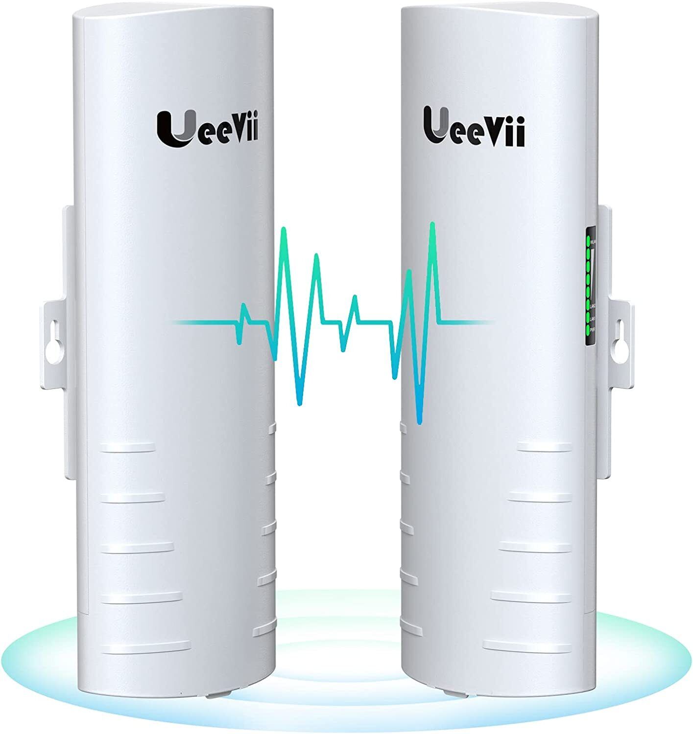 UeeVii 2Pack Point to Point Wireless Bridge 5.8Ghz 100Mbps Outdoor CPE 3KM 14DBi