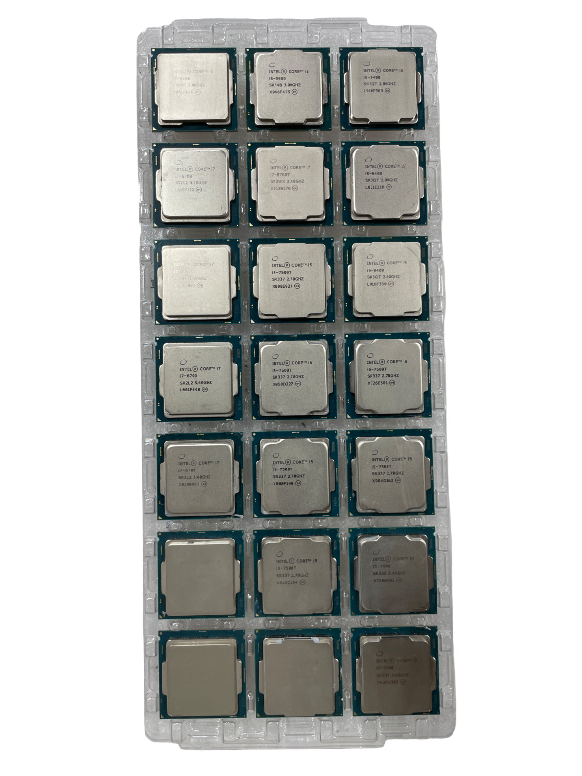 (Lot of 21) Mixed Intel Core i7 i5 CPU Lot Processors  #26