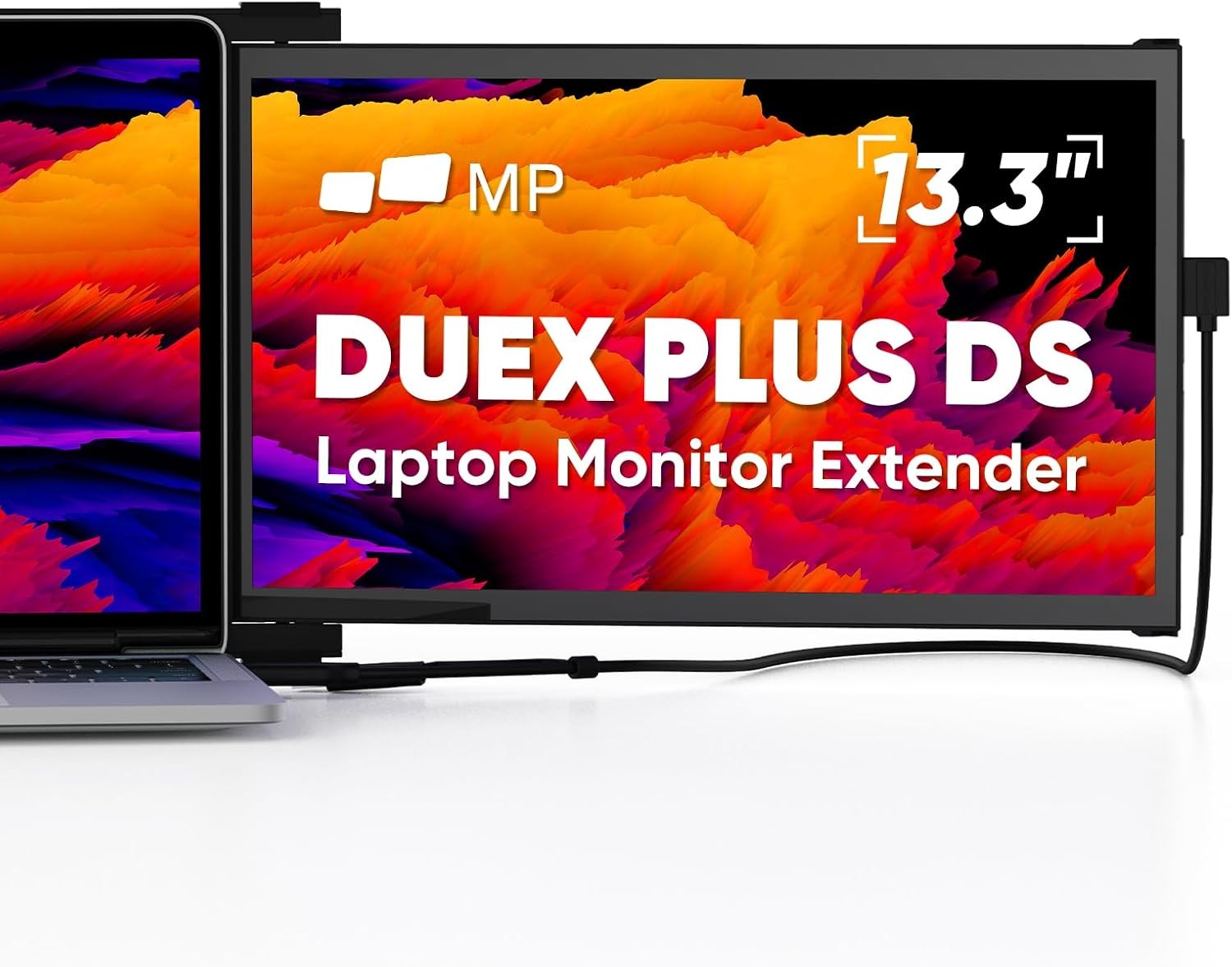 Mobile Pixels Duex Plus DS 13.3" Portable Monitor | FHD 1080P, HDMI/USB-C