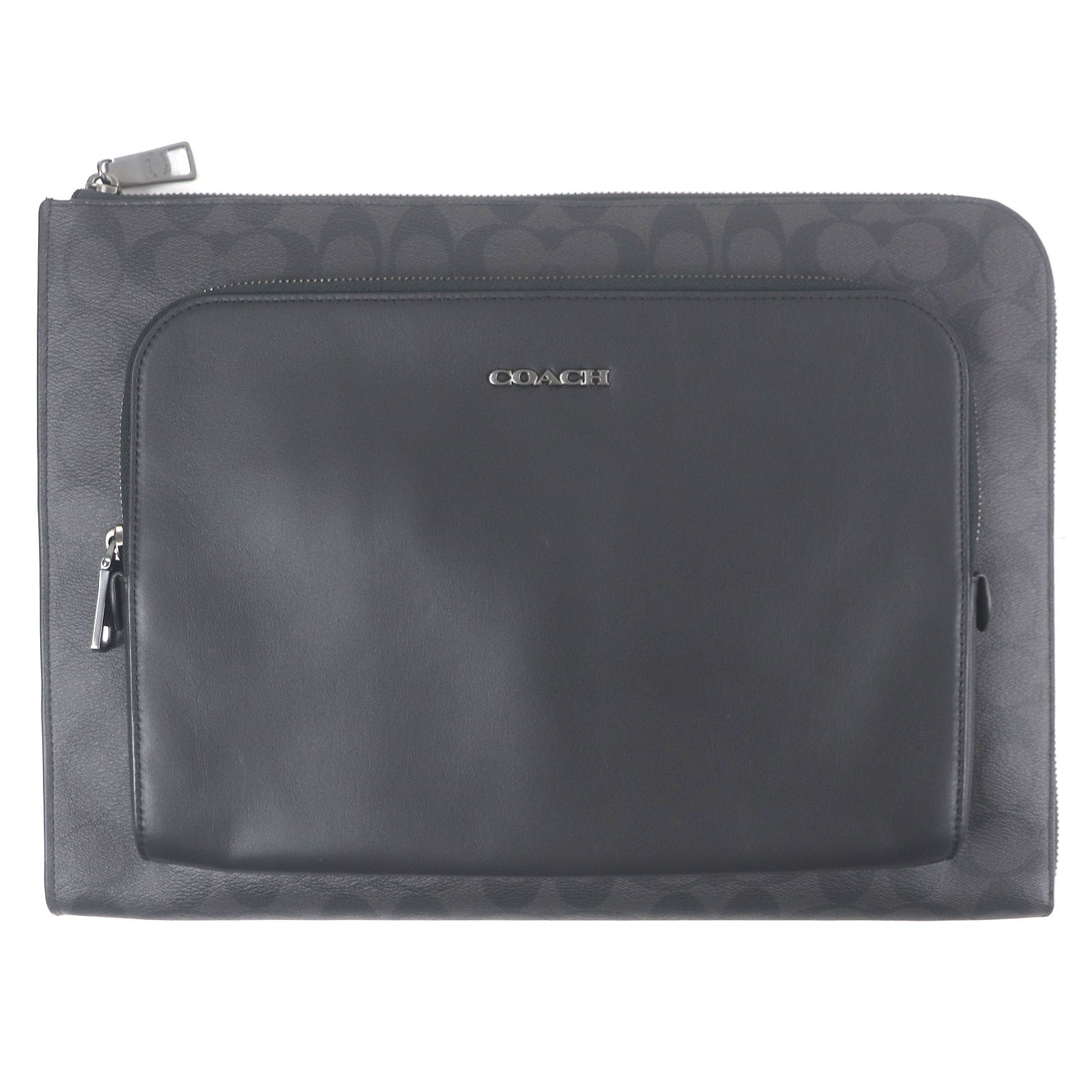 Coach Ethan Portfolio Signature Canvas Clutch Bag - DUTY FREE to US and AUS