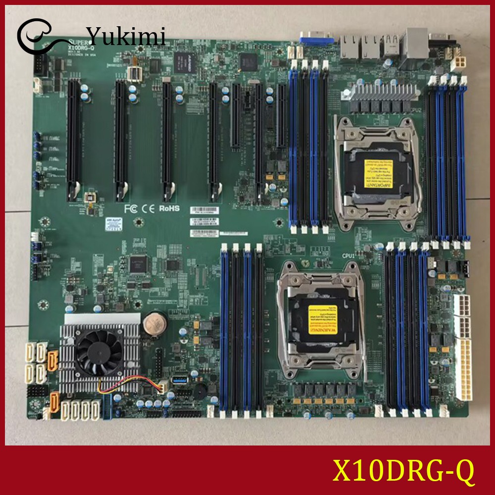 FOR Supermicro X10DRG-Q Ｍotherboard Test OK