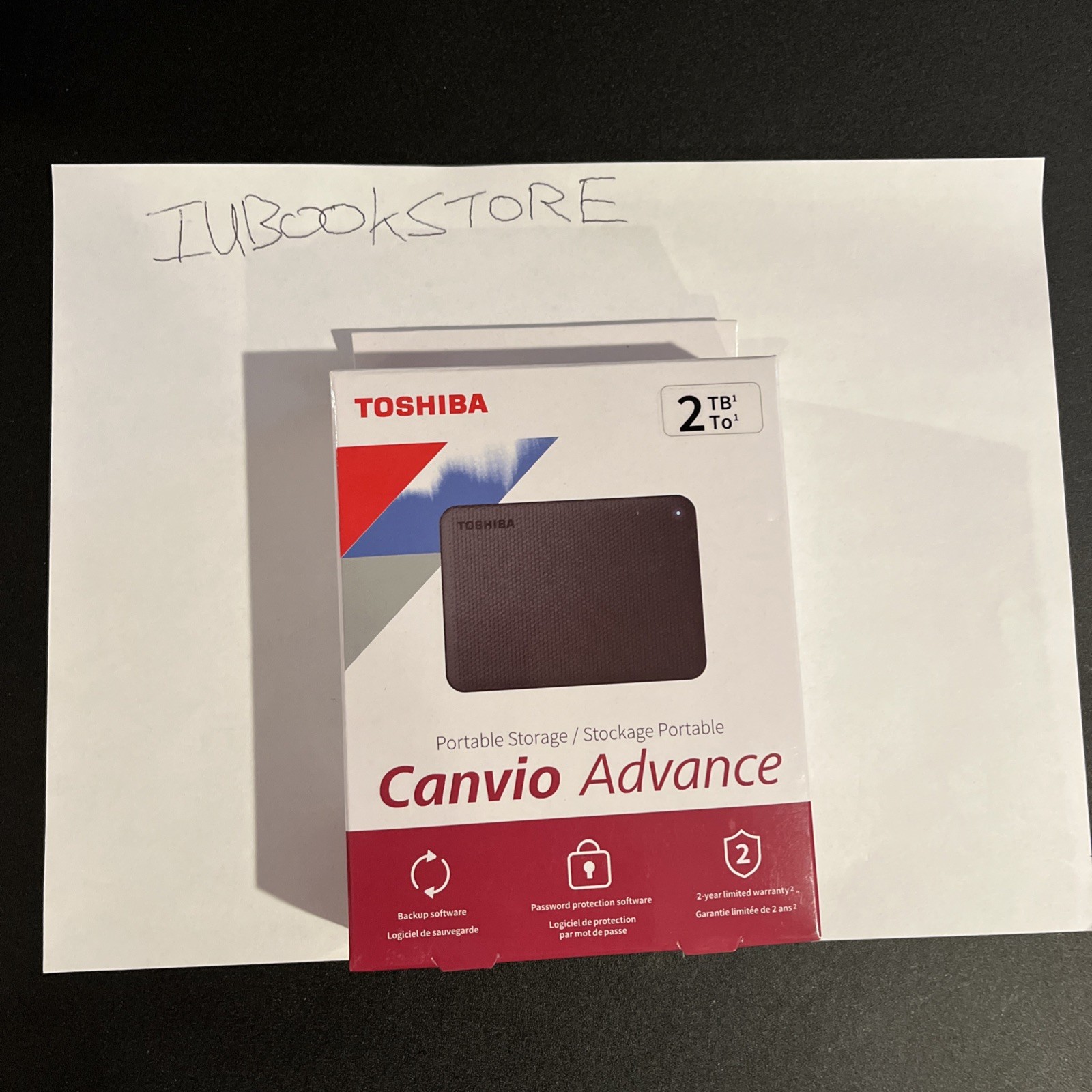 Toshiba Canvio 2TB, 1000 RPM, 2.5 in External Drive - HDTCA20XK3AA