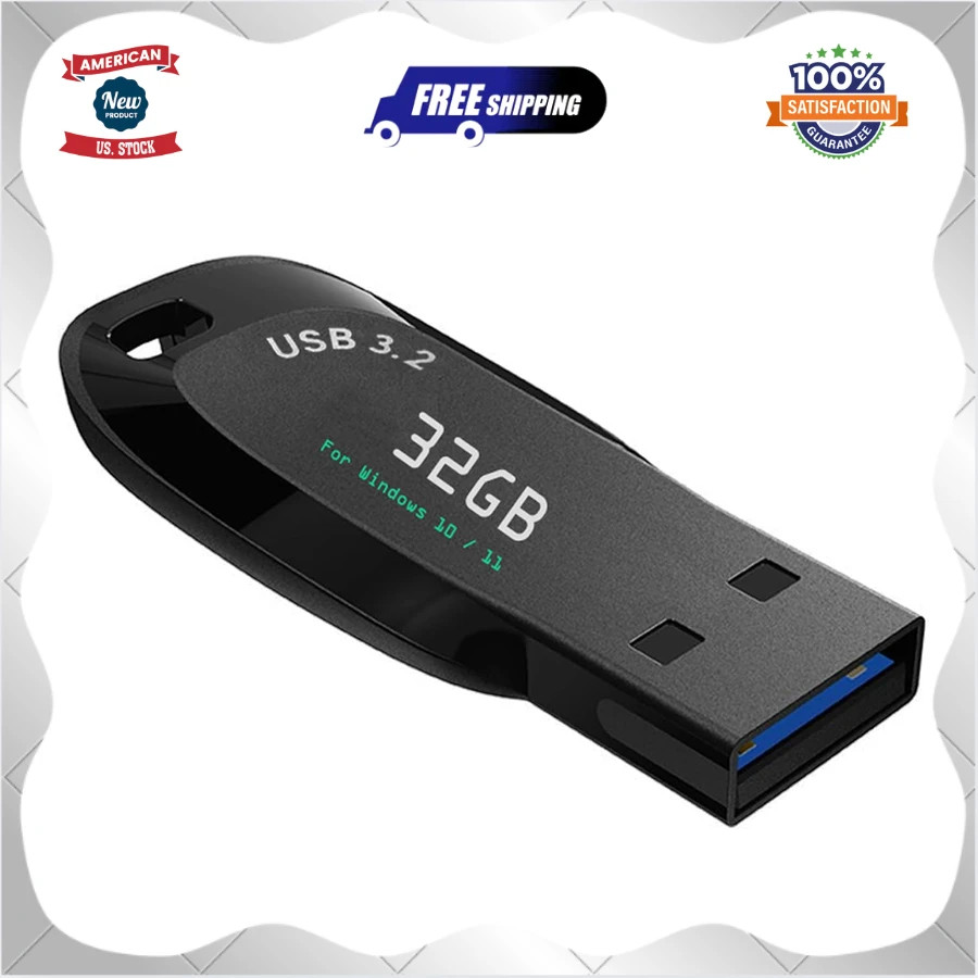 32GB Bootable Windows 10 11 USB 3.2 Drive Install Recovery No TPM Required UEFI
