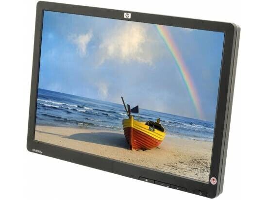 HP LE1901W Black 19 Inch Widescreen Flat Panel LCD Computer Display - NO STAND