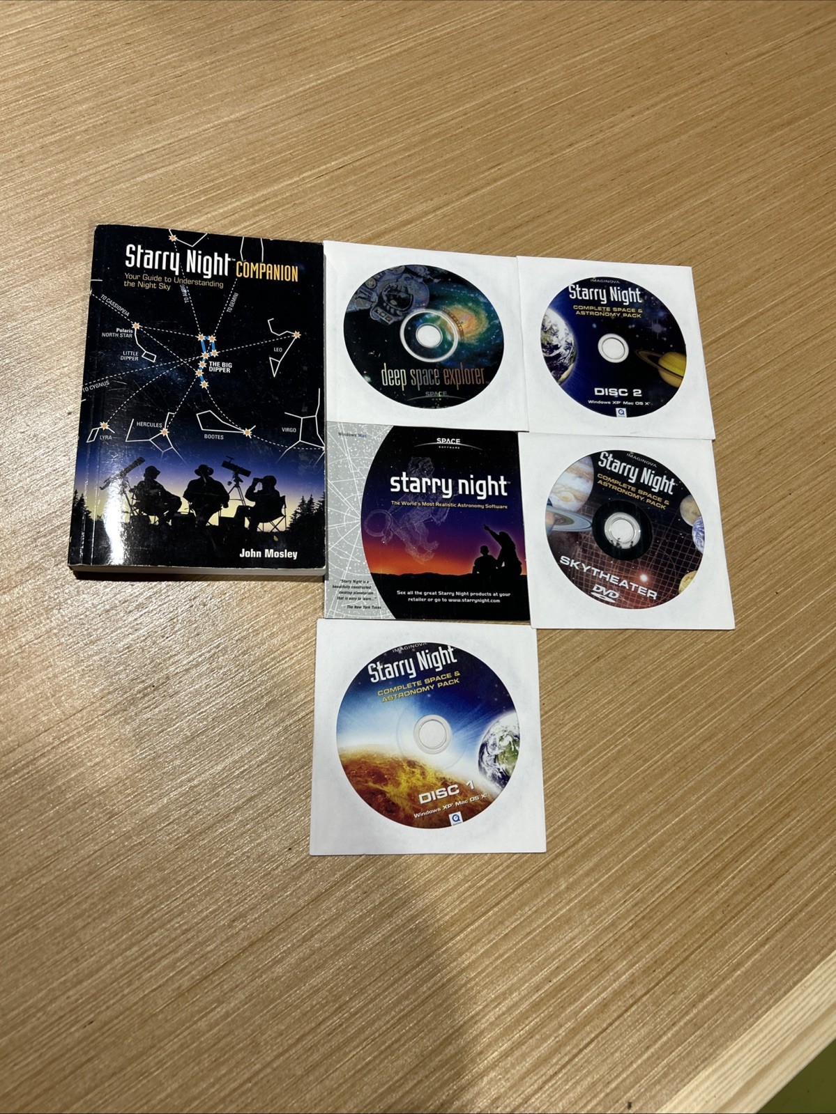 Imaginova Starry Night / Companion GUIDE ASTRONOMY LOT DVD Windows XP Mac OS X