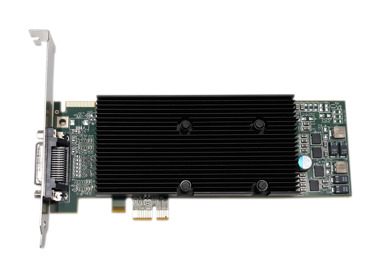 Matrox M9120-E512LAU1F Graphics Card 512MB PCI-E x1 Low Profile LP 4 Display