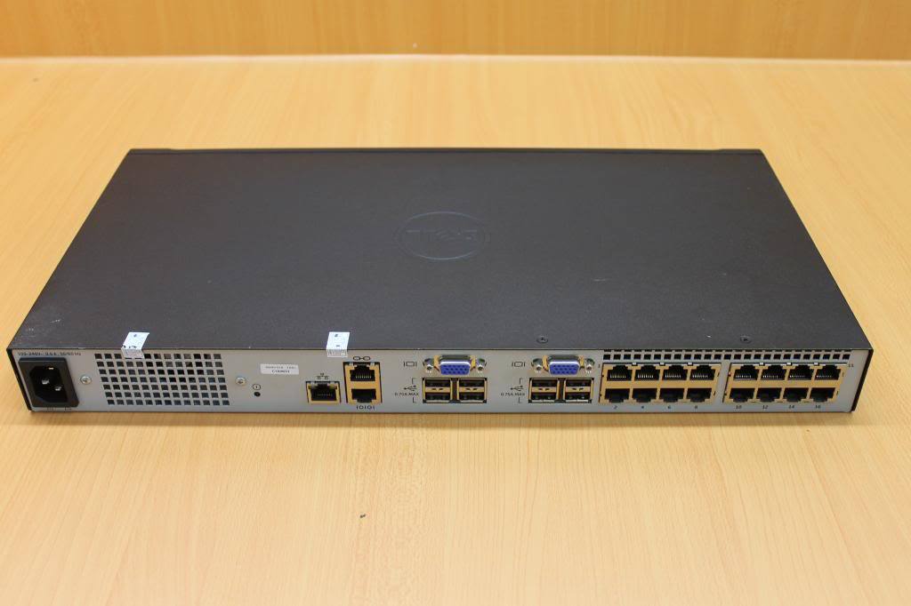 Dell PowerEdge 2161AD 16-Port Server KVM Console Switch 16 x ARI ports 4 x USB