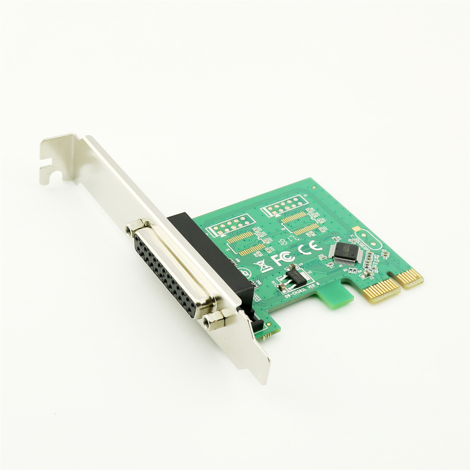 1pc Parallel Port DB25 25Pin Printer PCI-E Express Card Converter Adapter WIN10