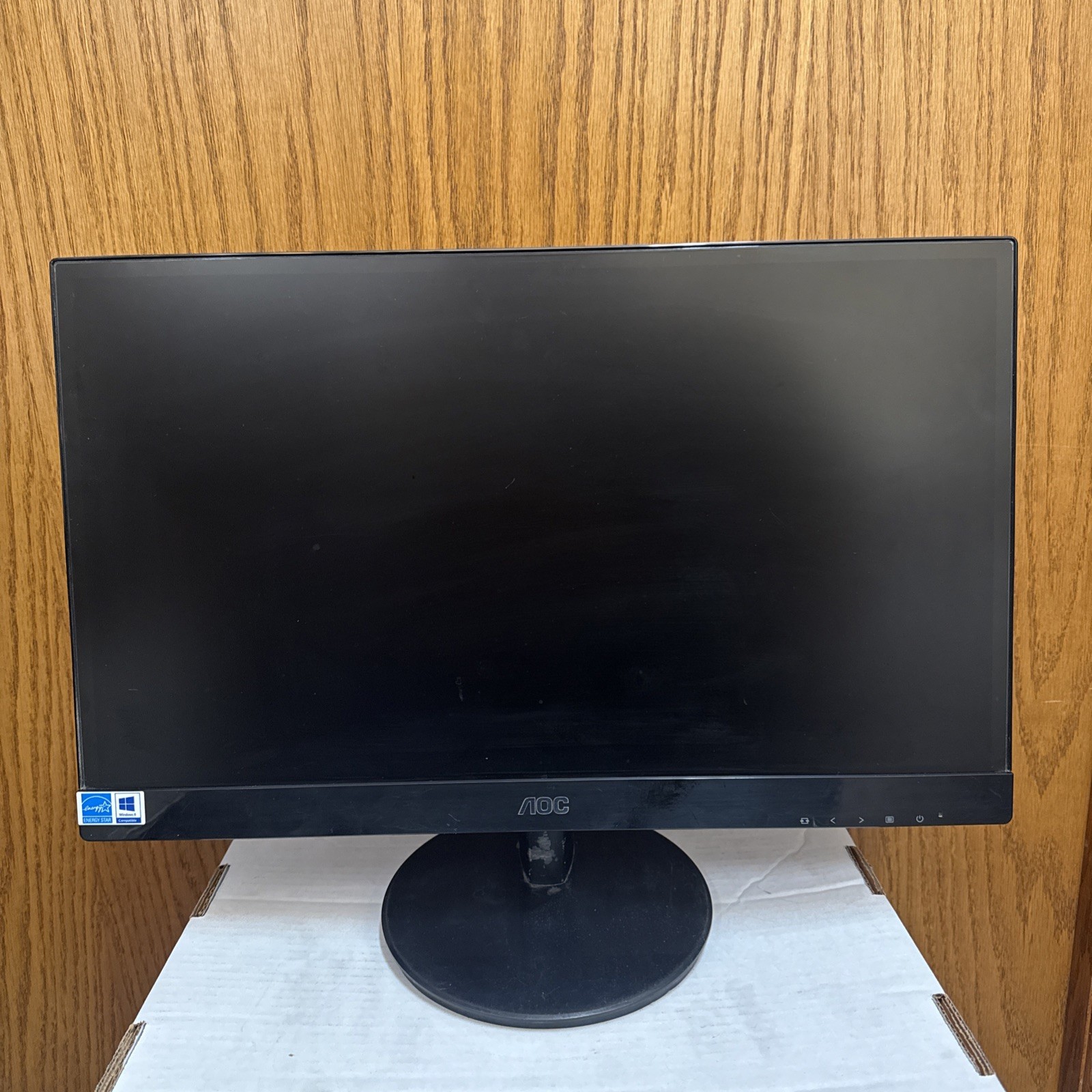Used AOC 21.5’ Monitor 215LM00040 Black, Tested Works 