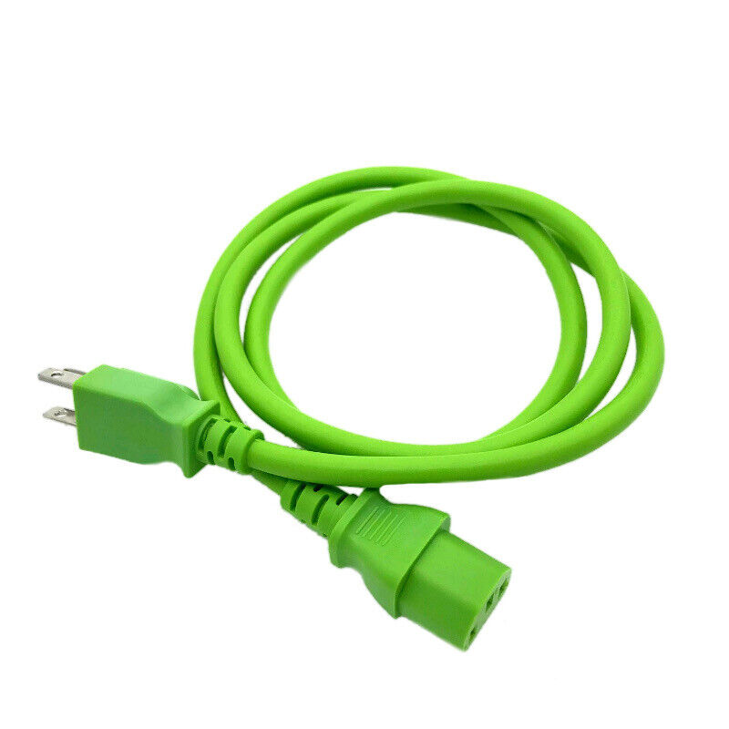 4\' Green AC Cable for DYNEX TV DX-L42-10A DX-55L150A11 DX-26L150A11