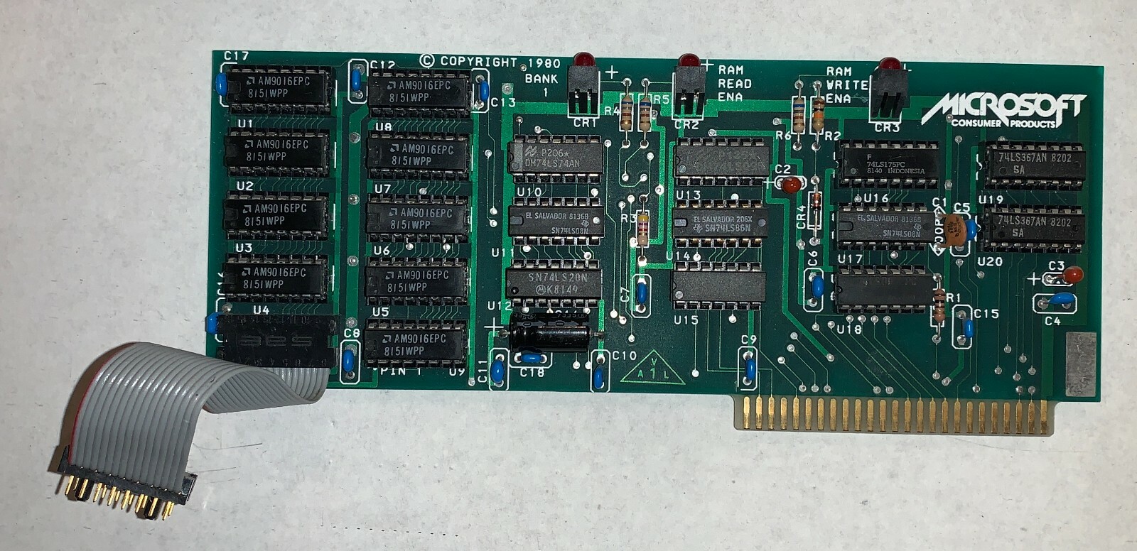 Apple II / II+ 16K Language / Memory Card - Microsoft Brand - Tested - Working