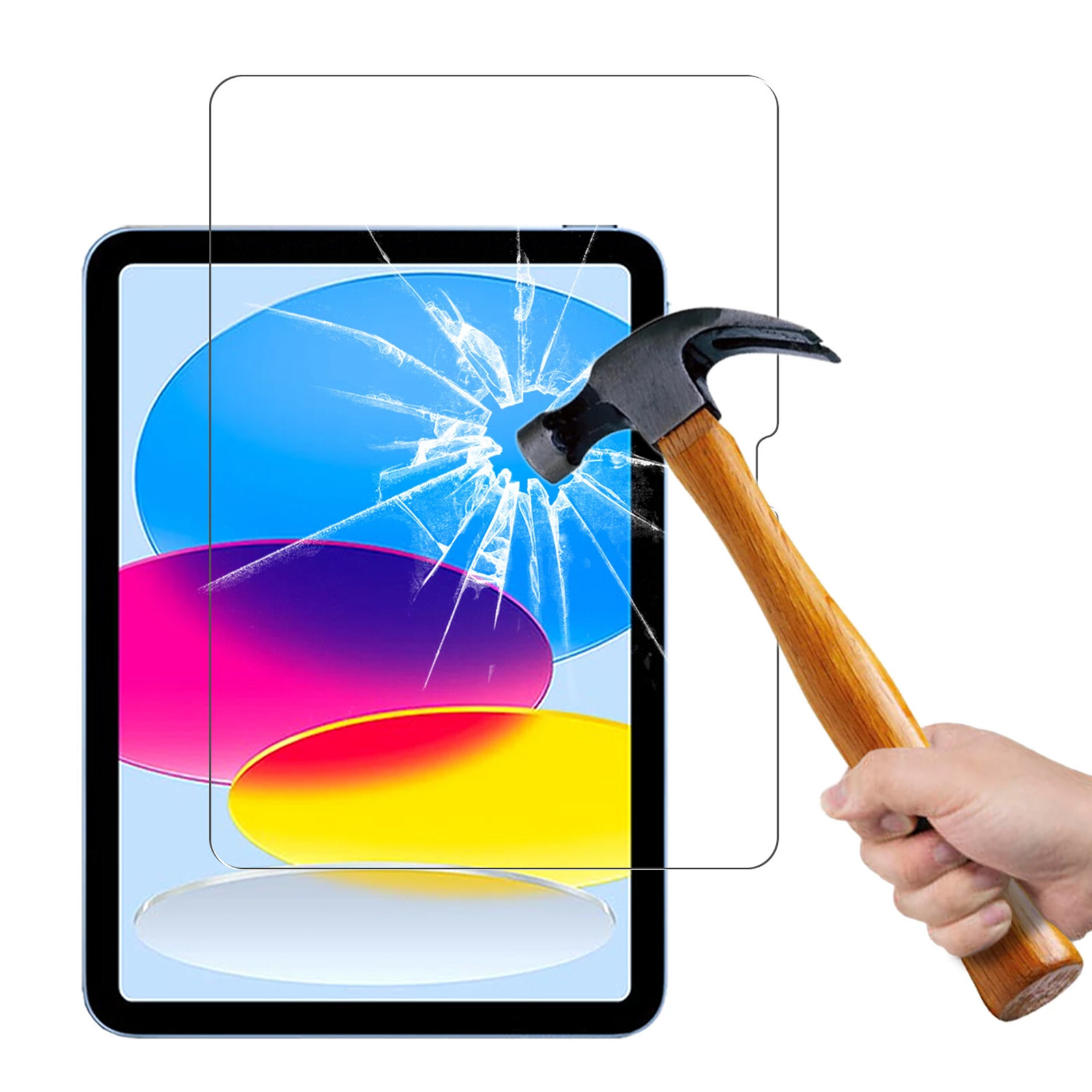 For Apple iPad 11th (A16) 2025 9H Clear Tempered Glass Screen Protector Cover