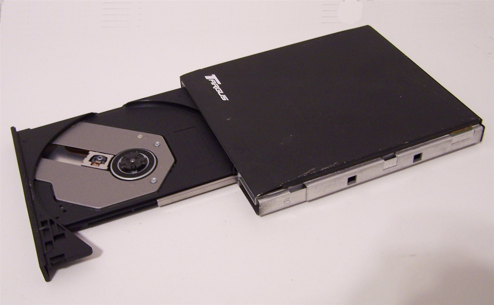 External USB CD/DVD ROM Drive Targus PACD/DVD010 Tested No Power Needed