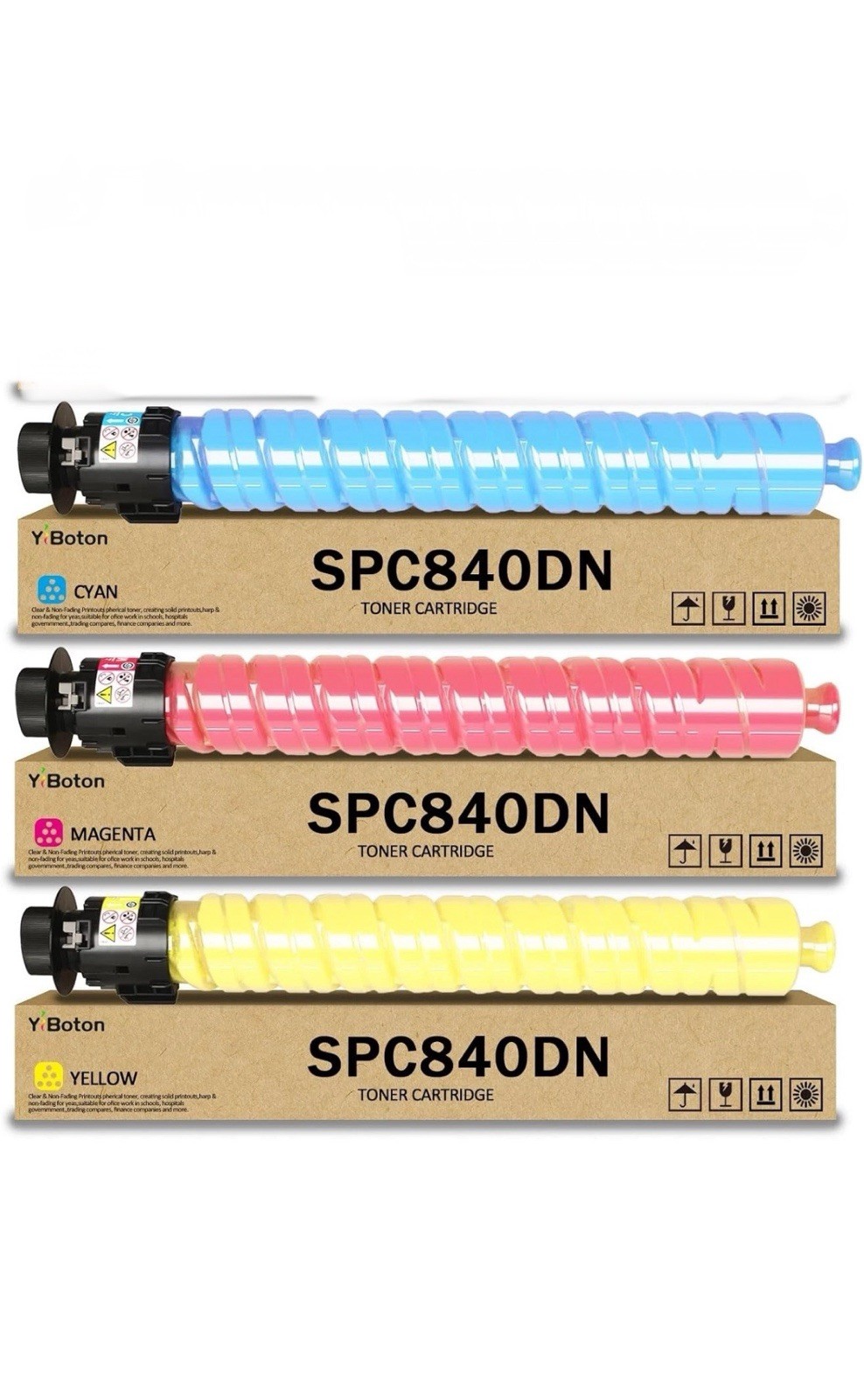 SPC840dn Toner Cartridge Replacement 821255,821258 for Ricoh Aficio SP C840 1706