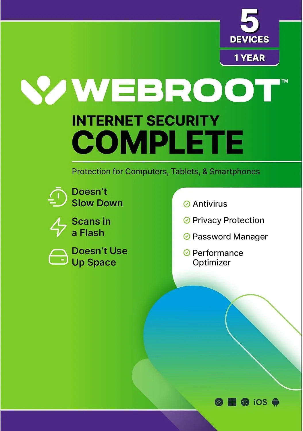Internet Security Software 2026 1 Year License For 5 Devices PC Mac Mobile Se...