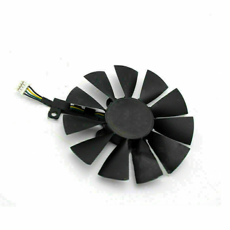For ASUS GTX 1060-O6G-GAMING Graphic Card Cooling Fan Replacement Cooler Black