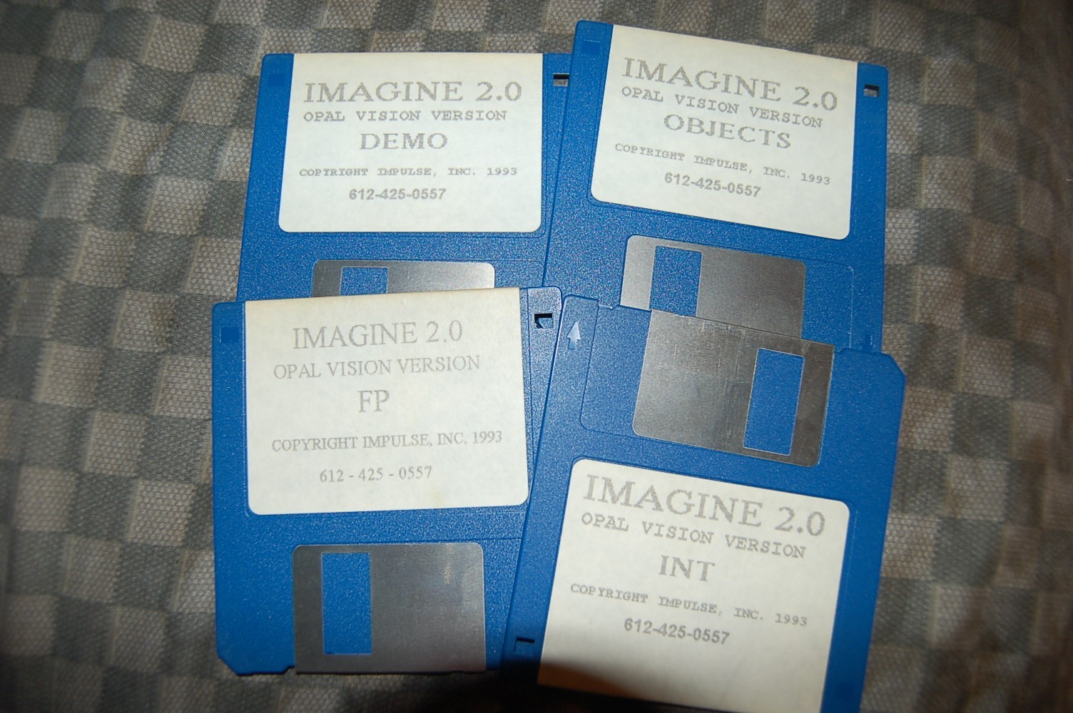 Imagine 3D 2.0 OpalVision Version for Amiga Computers