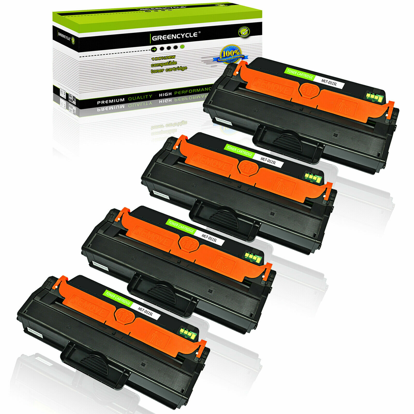 4PK fit for Samsung SL-M2830DW M2620 M2820 MLT-D115L MLT-D115S Toner Cartridge