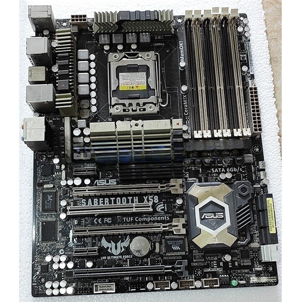 For ASUS SABERTOOTH X58 Motherboard Intel X58 Socket LGA 1366 DDR3 Tested ok