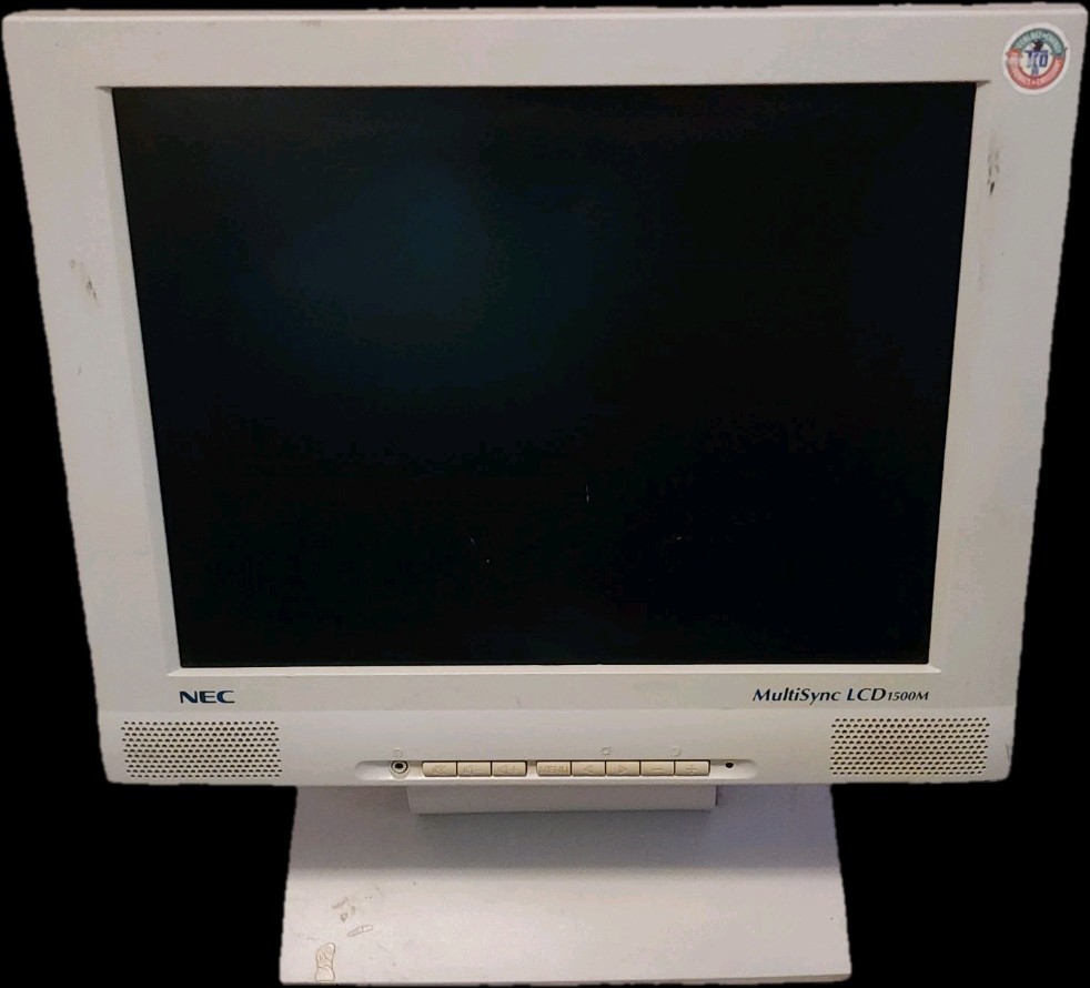 Vintage NEC MultiSync LCD1500M 15" LCD Monitor clean