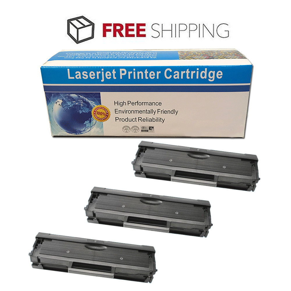 3PK MLT-D101S Toner Compatible For Samsung ML-2160 ML-2165 ML-2165W SF760P