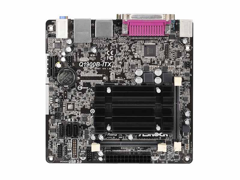 For ASROCK Q1900B-ITX motherboard M-ITX DDR3 16G 4-Core Processor J1900 TESTED