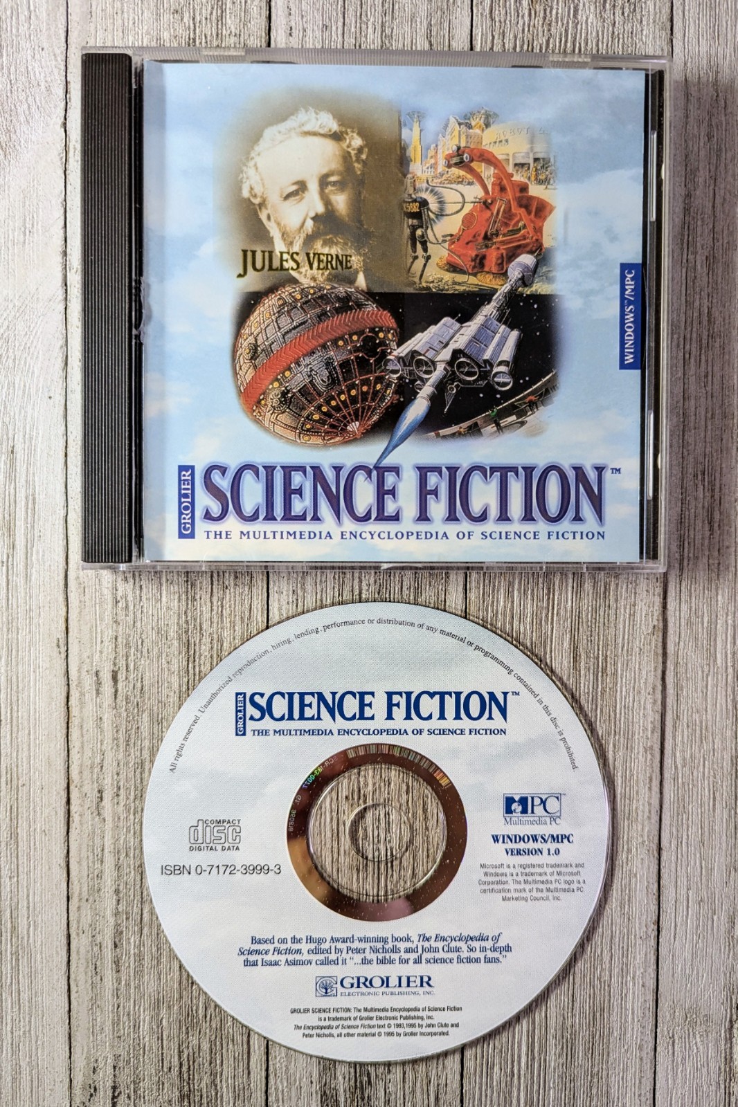 Grolier The Multimedia Encyclopedia of Science Fiction Windows / MPC CD-ROM 1995