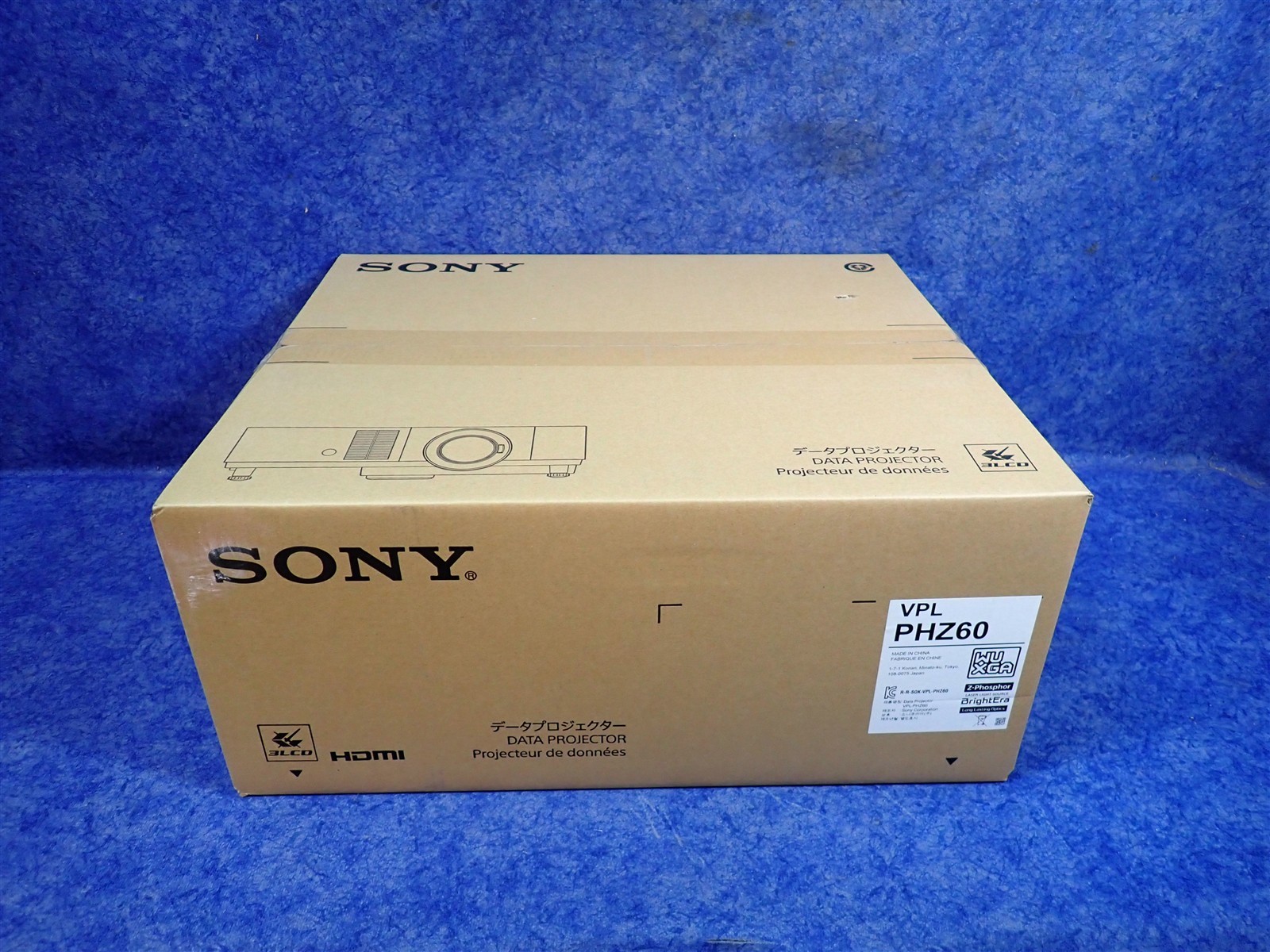 NEW Sony VPL-PHZ60 WUXGA 6000 Lumen Laser 3LCD Projector