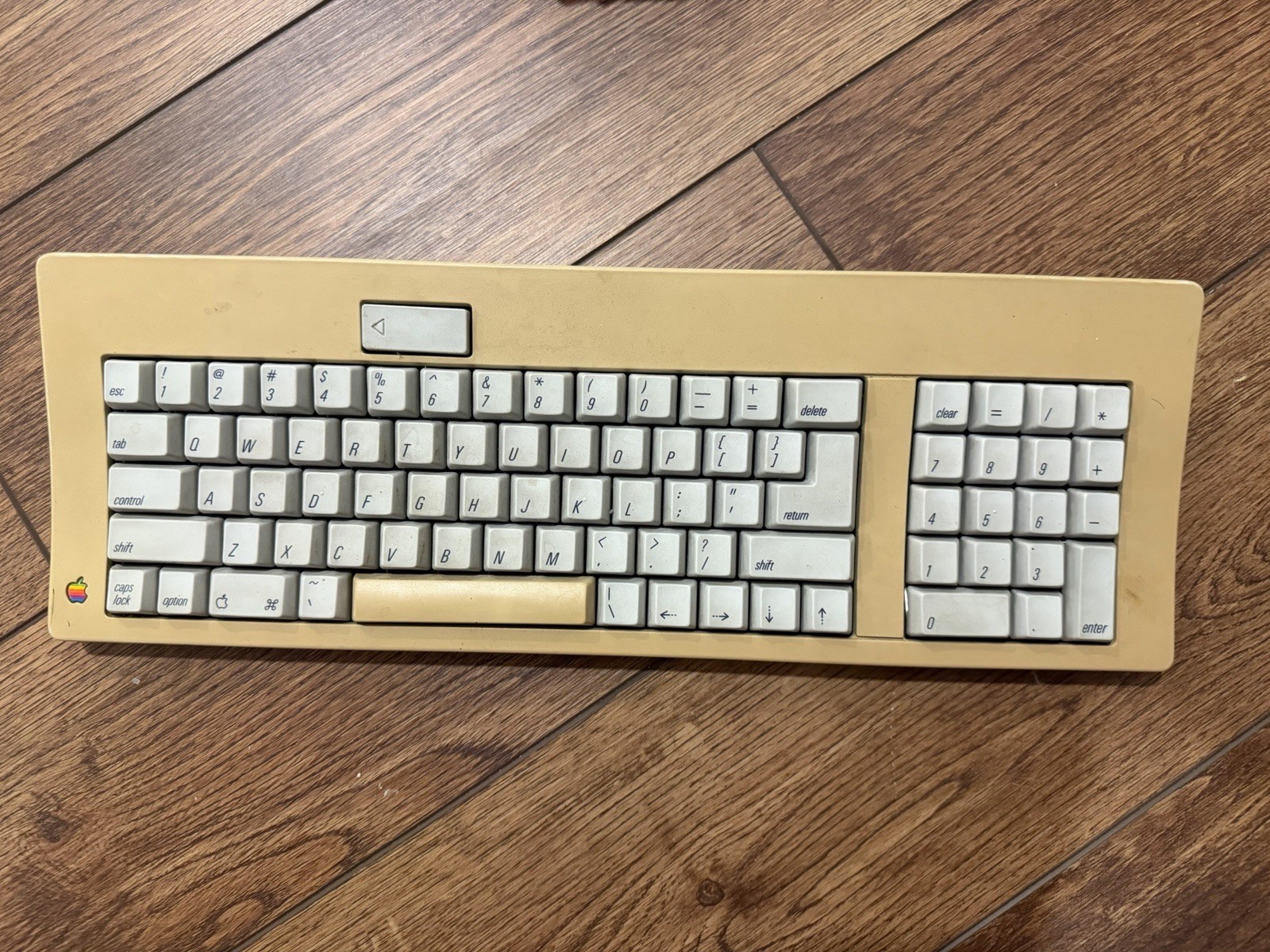 Apple Vintage Keyboard - Macintosh - M0116 Made In USA no Cord