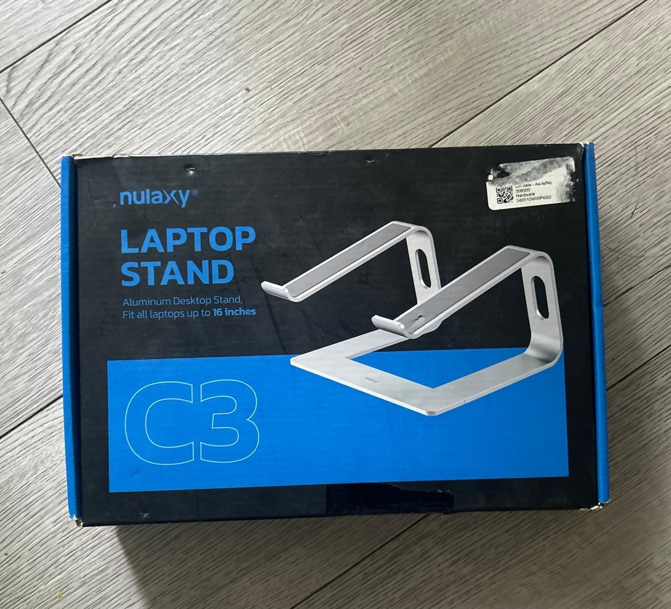 Nulaxy C3 Aluminum Anti-Slip Laptop Stand/Riser for Up to 16 in, Red