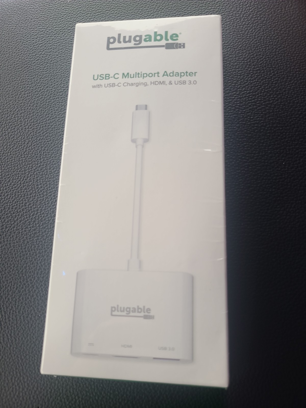Plugable USB C to HDMI Multiport Adapter, 3-in-1 USB C Hub with 4K HDMI Output