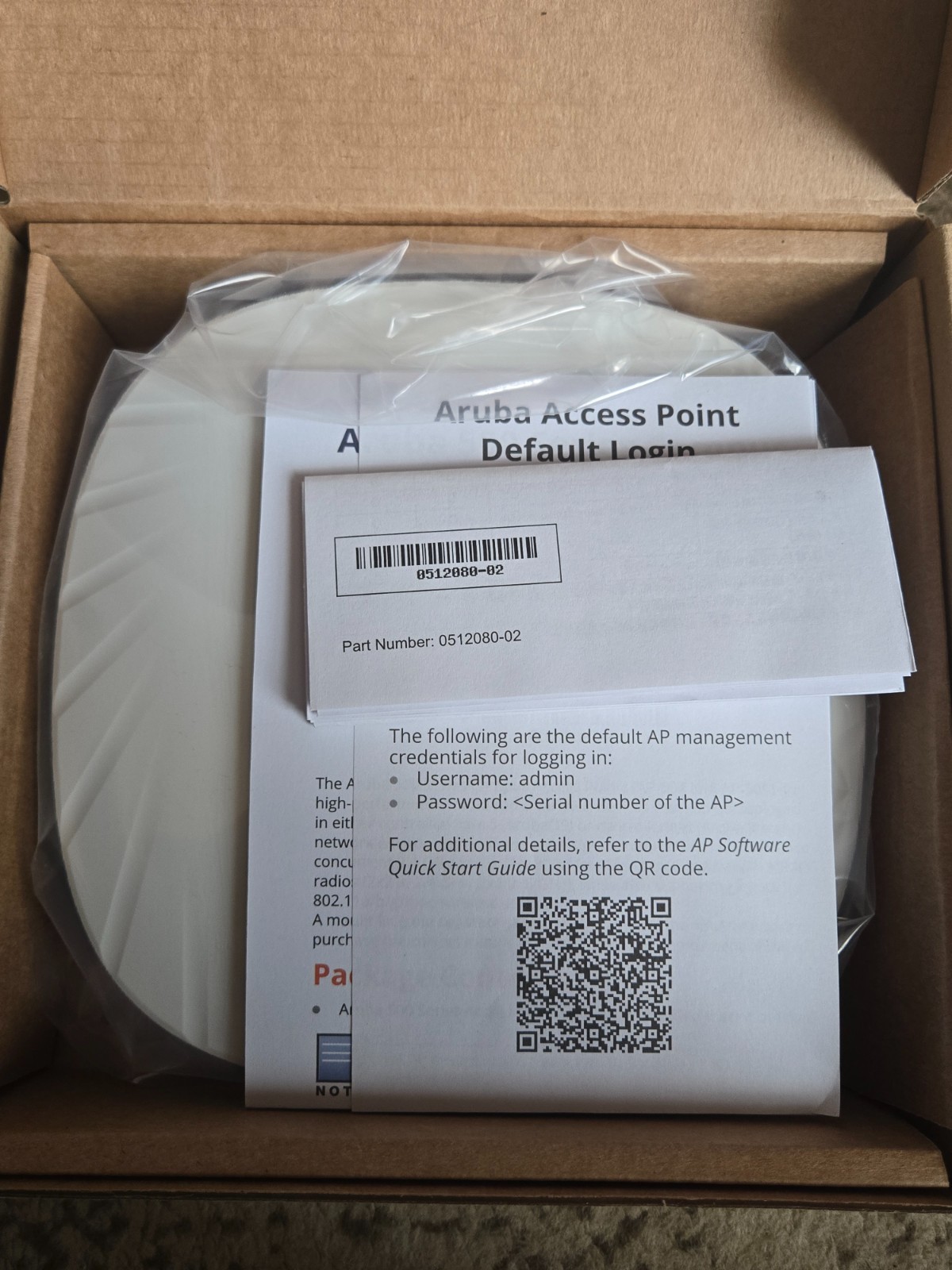 F/S R2H29A HPE ARUBA NETWORKING AP-505 (US) 802.11AX AP R2H24-61001